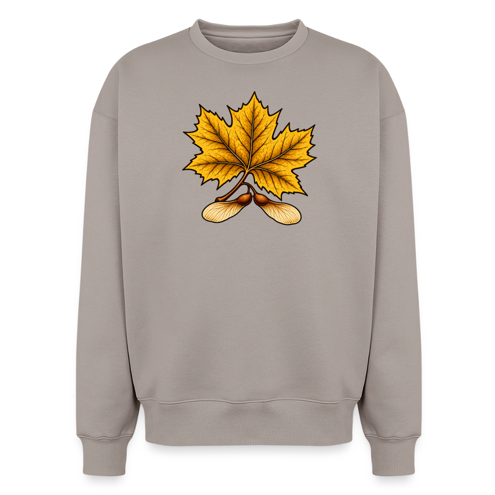 Ahornblatt Oversized Heavyweight Sweater - Taupe