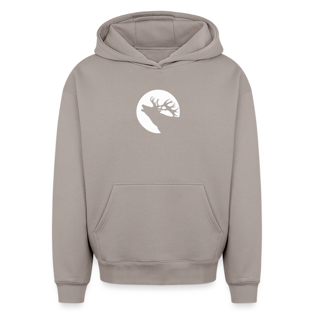 Hirsch Oversized Heavyweight Hoodie - Taupe