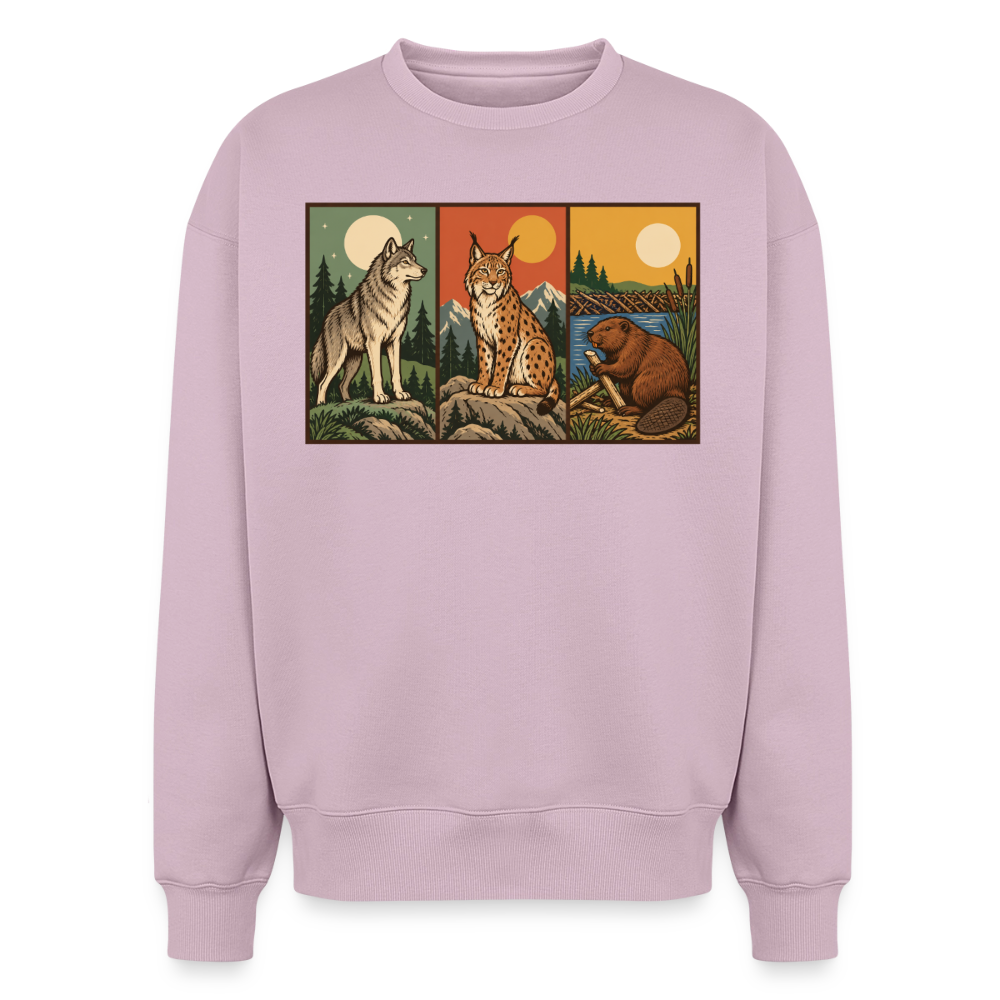 Die Rückkehrer Oversized Heavyweight Sweater - Altrosa