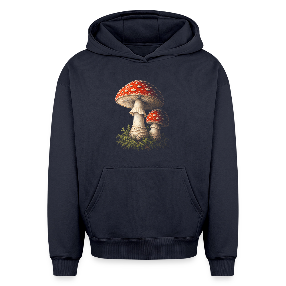 Fliegenpilz Oversized Heavyweight Hoodie - Navy