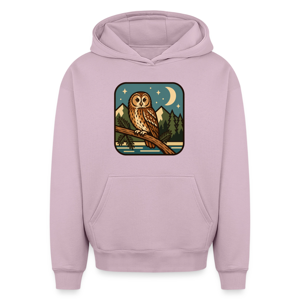 Eule Oversized Heavyweight Hoodie - Altrosa