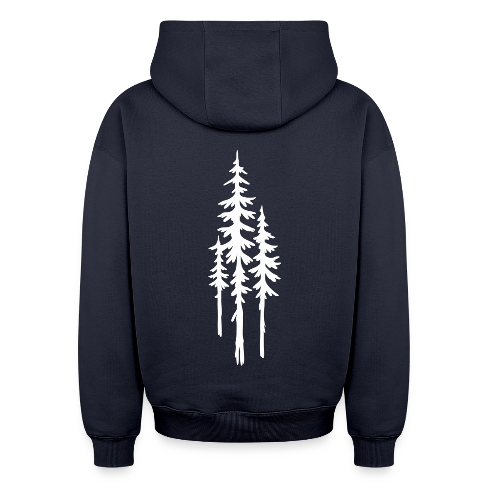 Tannen Oversized Heavyweight Hoodie - Navy