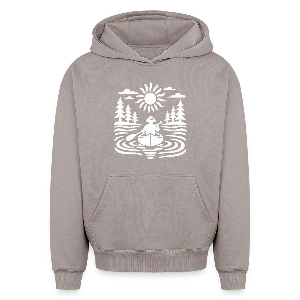 Mann im Boot Oversized Heavyweight Hoodie - Taupe