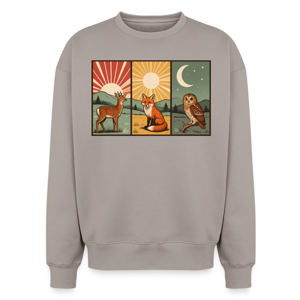 Tag und Nacht Oversized Heavyweight Sweater - Taupe