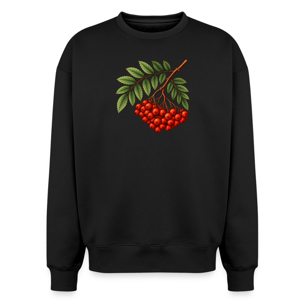 Eberesche Oversized Heavyweight Sweater - Schwarz