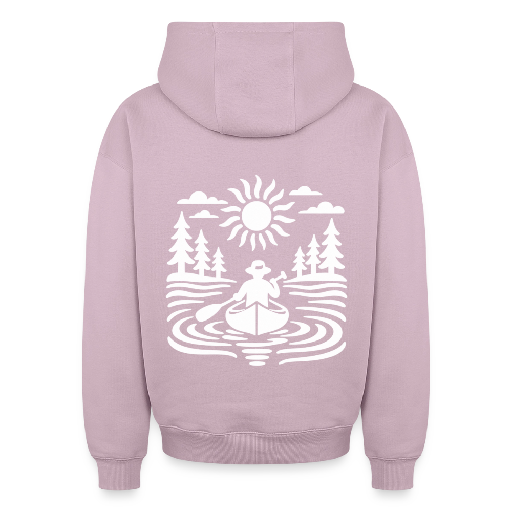 Mann im Boot Oversized Heavyweight Hoodie - Altrosa