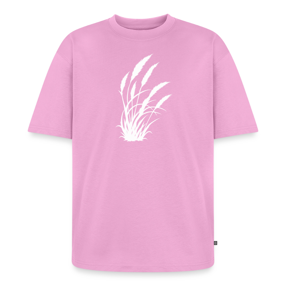 Wild Schilf Premium Oversized Bio T-Shirt - Verwaschenes Rosa