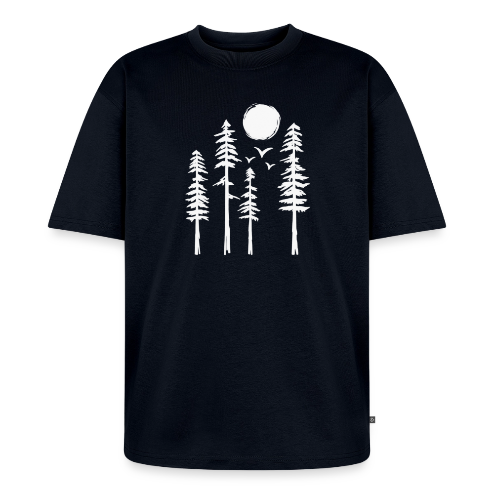 Tannen Wald Premium Oversized Bio T-Shirt - Navy