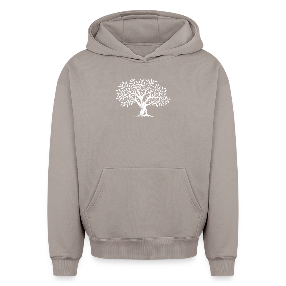 Baum Oversized Heavyweight Hoodie - Taupe