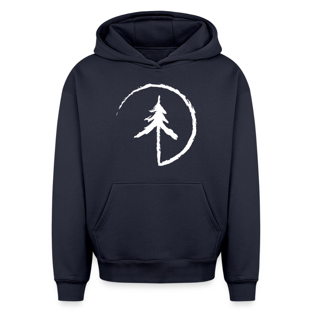 Tanne Oversized Heavyweight Hoodie - Navy