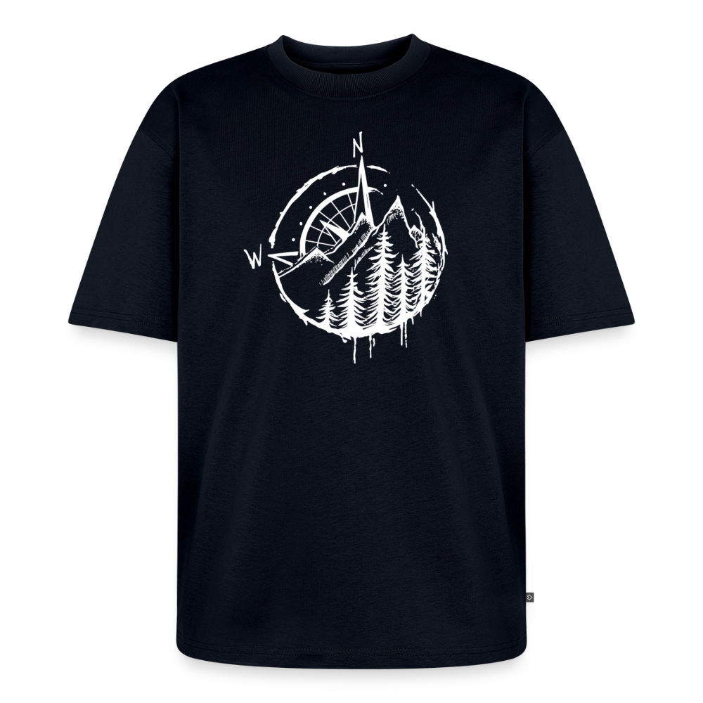 Kompass Premium Oversized Bio T-Shirt - Navy