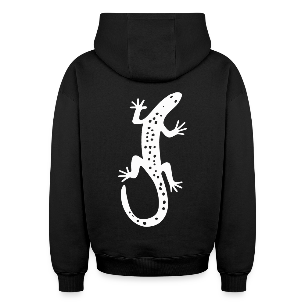 Salamander Oversized Heavyweight Hoodie - Schwarz