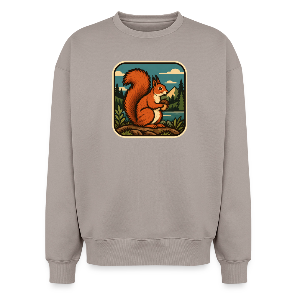 EIchhörnchen Oversized Heavyweight Sweater - Taupe