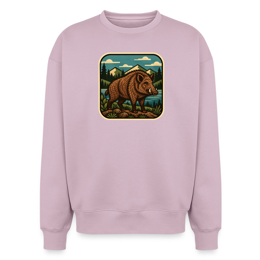 Wildschwein Oversized Heavyweight Sweater - Altrosa