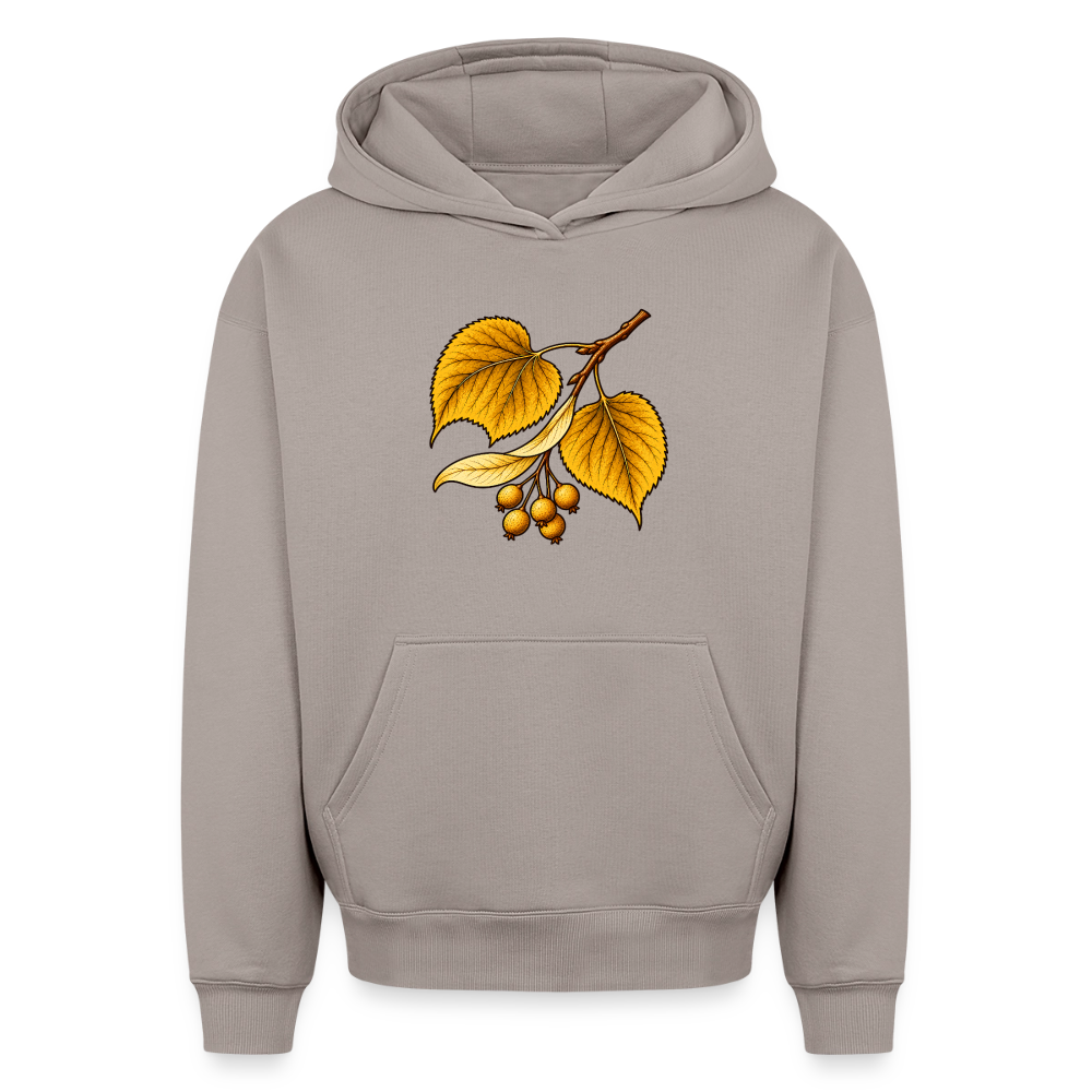 Lindenblatt Oversized Heavyweight Hoodie - Taupe