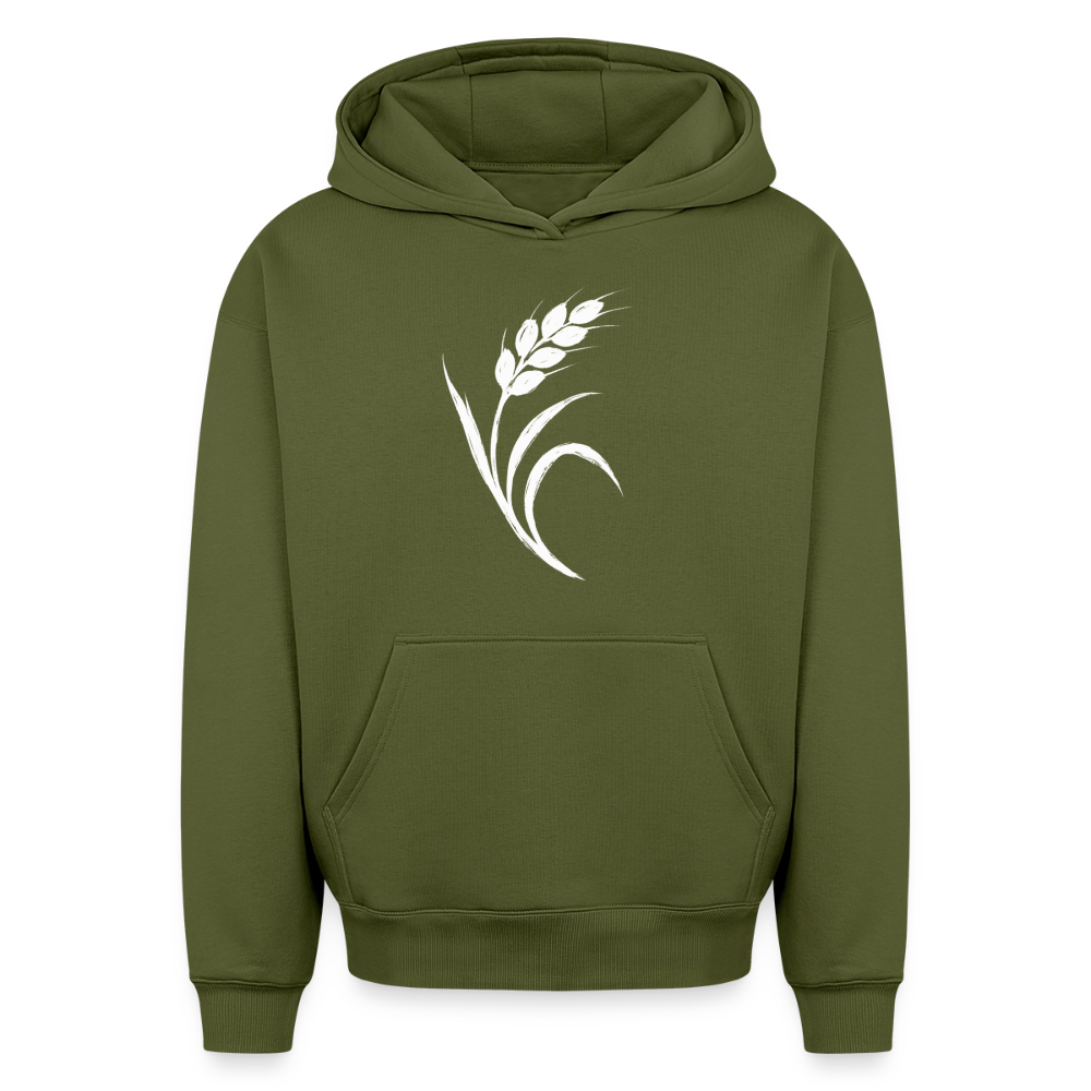 Weizen Oversized Heavyweight Hoodie - Khaki