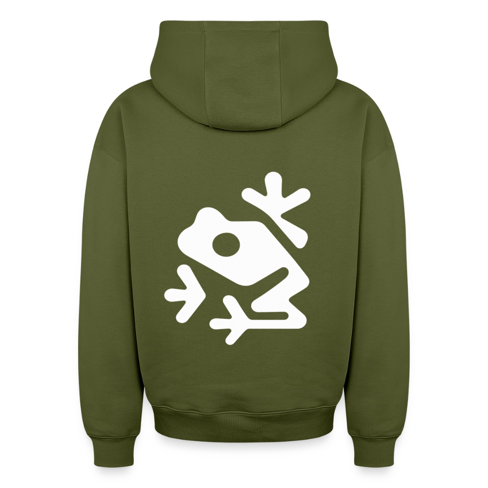 Frosch Oversized Heavyweight Hoodie - Khaki