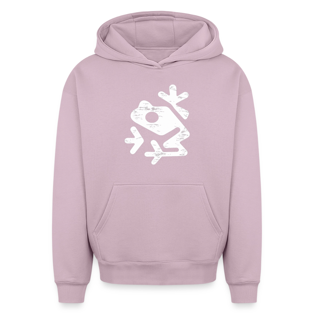 Frosch Oversized Heavyweight Hoodie - Altrosa