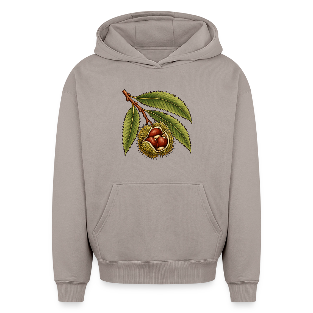 Esskastanie Oversized Heavyweight Hoodie - Taupe