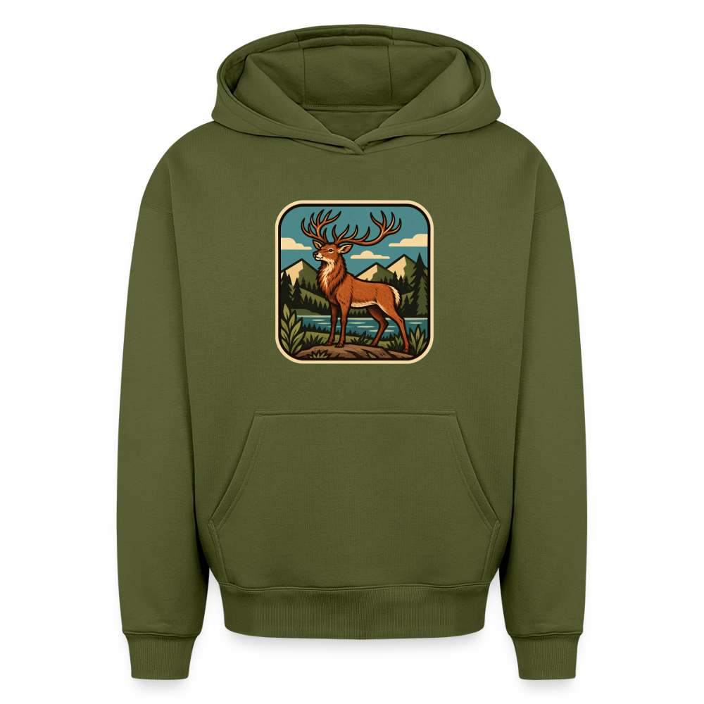 Walddhirsch Oversized Heavyweight Hoodie - Khaki