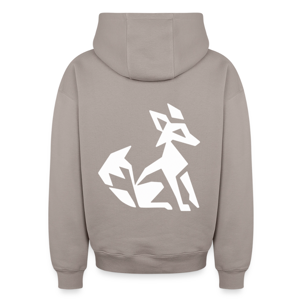 Fuchs Oversized Heavyweight Hoodie - Taupe