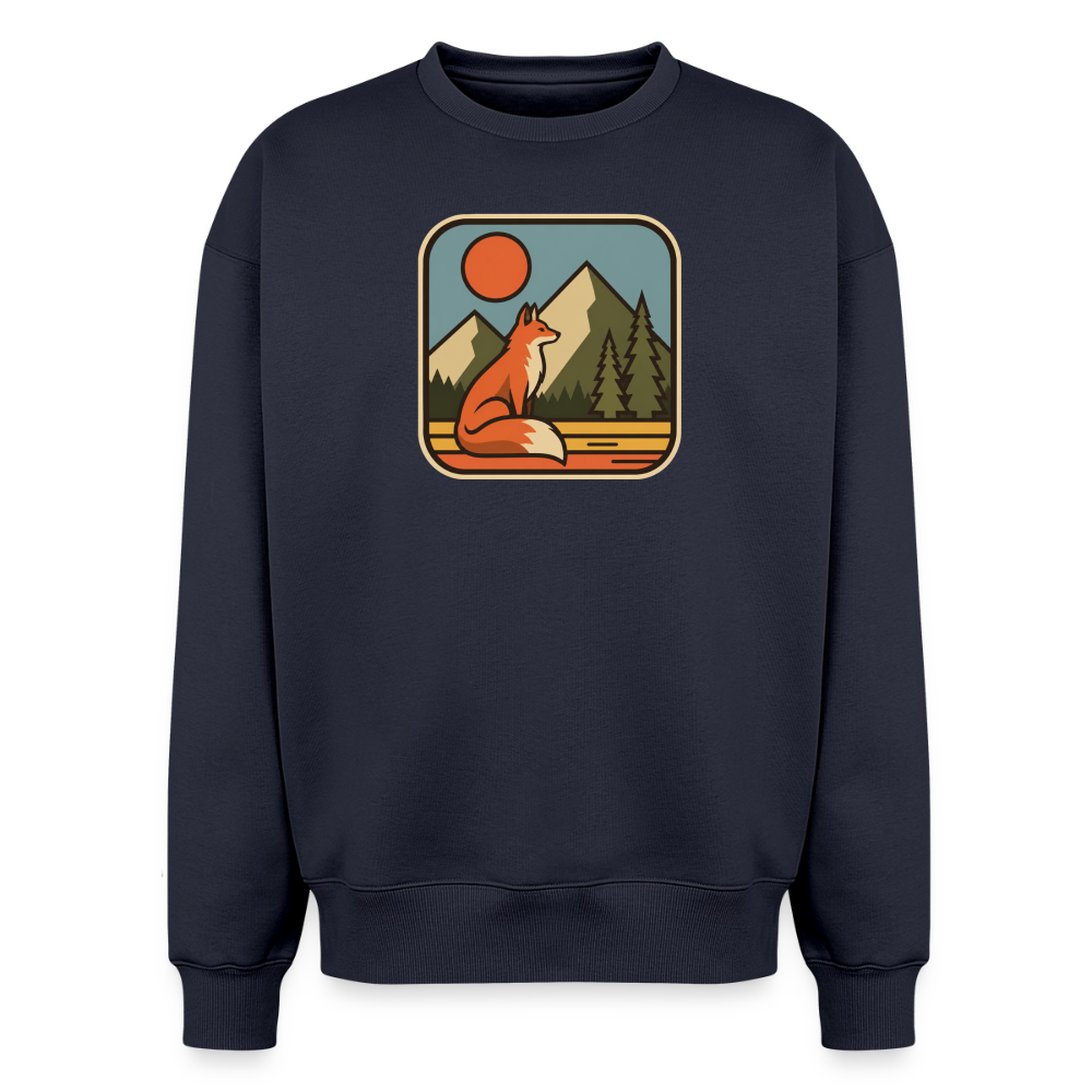 Fuchs Oversized Heavyweight Sweater - Navy