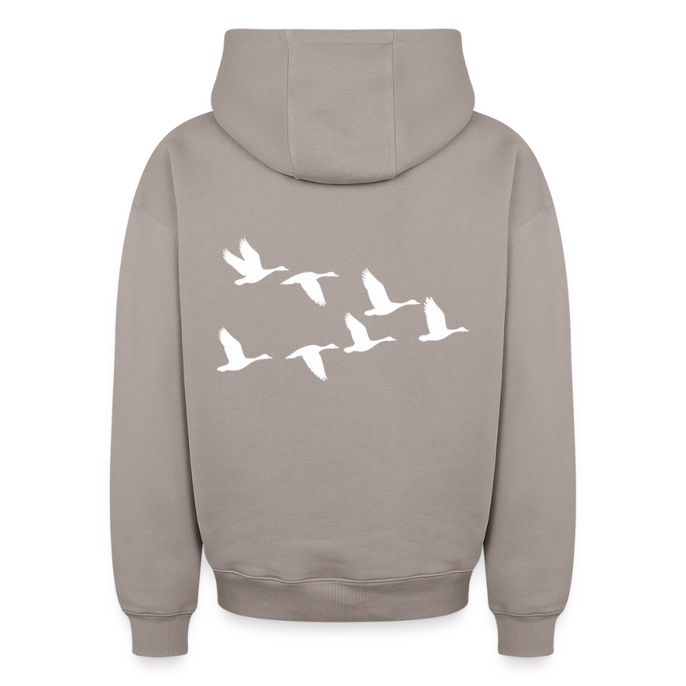 Wildgänse Oversized Heavyweight Hoodie - Taupe