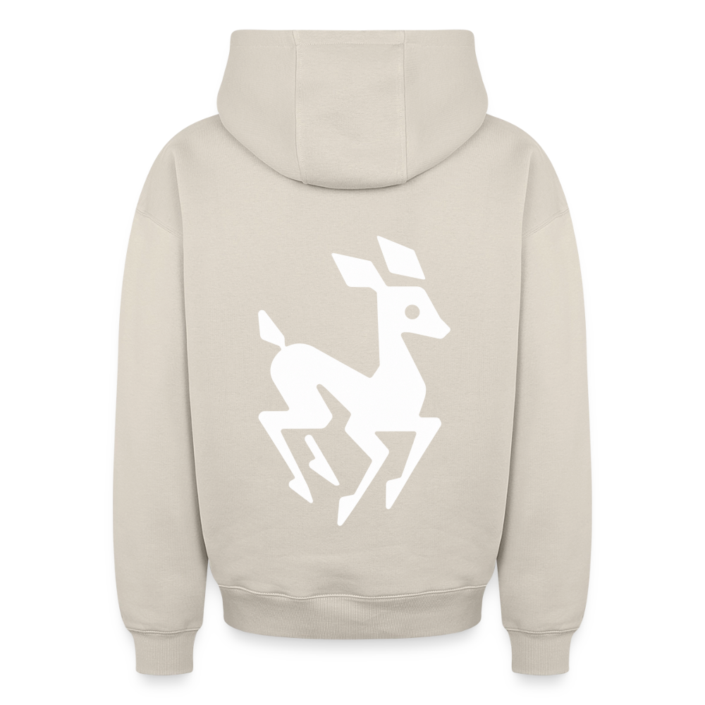 Reh Oversized Heavyweight Hoodie - Beige