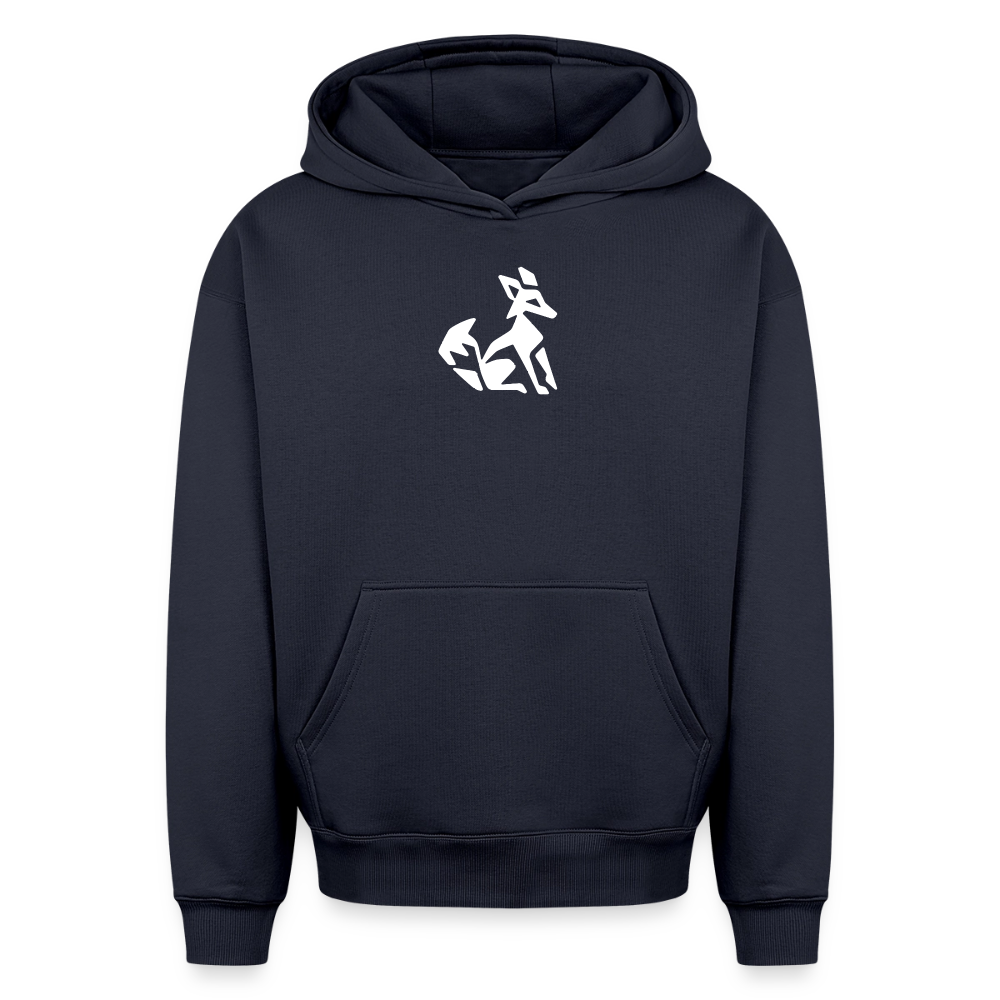 Fuchs Oversized Heavyweight Hoodie - Navy