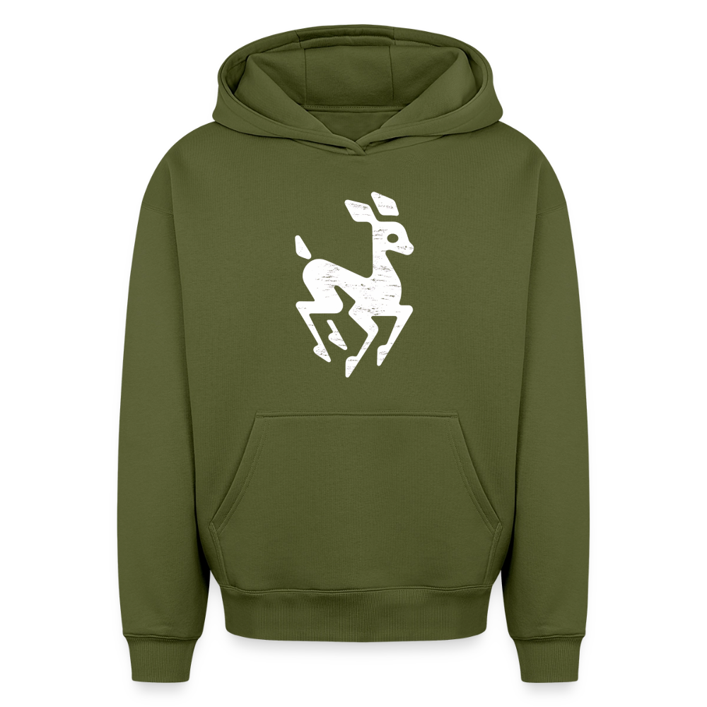 Reh Oversized Heavyweight Hoodie - Khaki