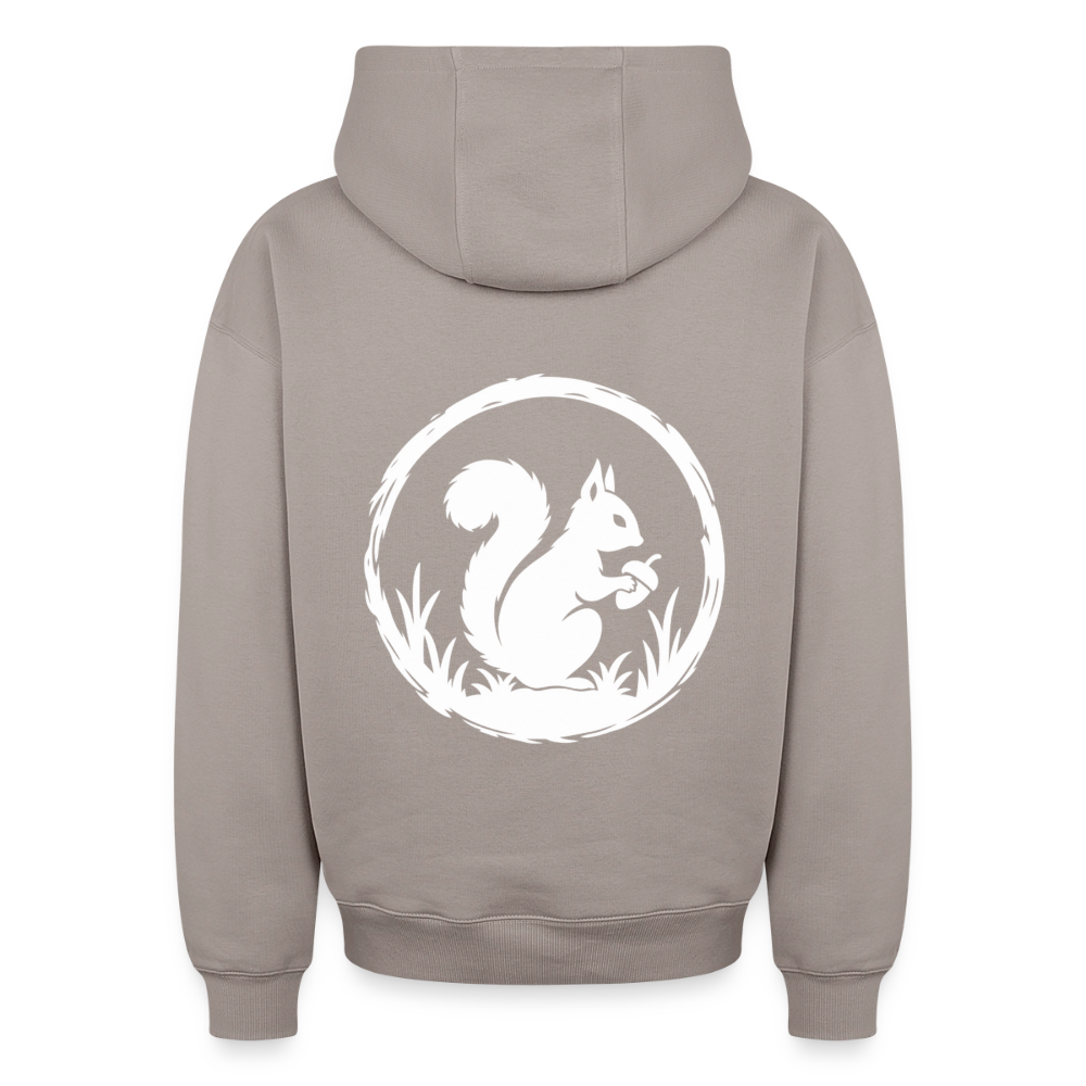 Eichhörnchen Oversized Heavyweight Hoodie - Taupe