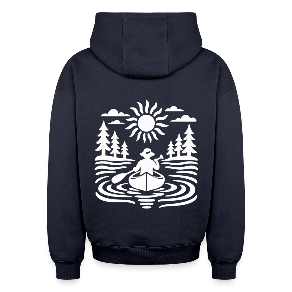 Mann im Boot Oversized Heavyweight Hoodie - Navy