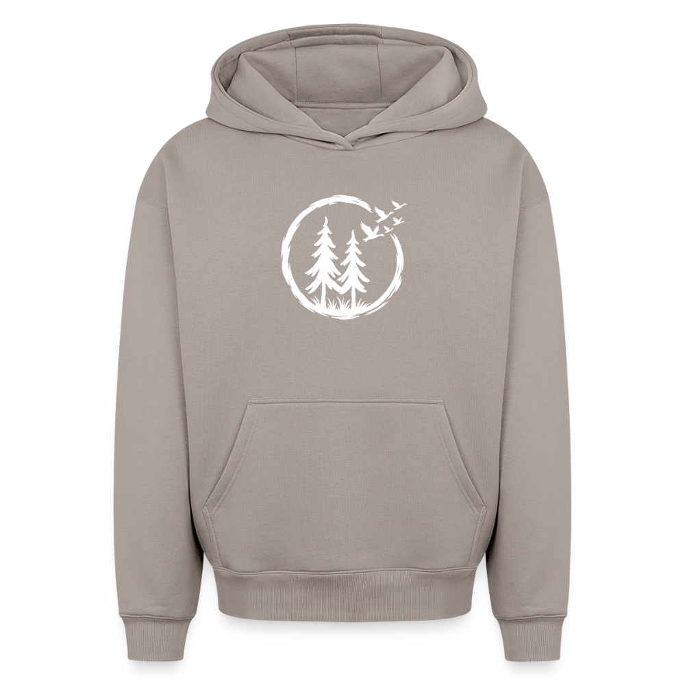 Wildgänse Oversized Heavyweight Hoodie - Taupe