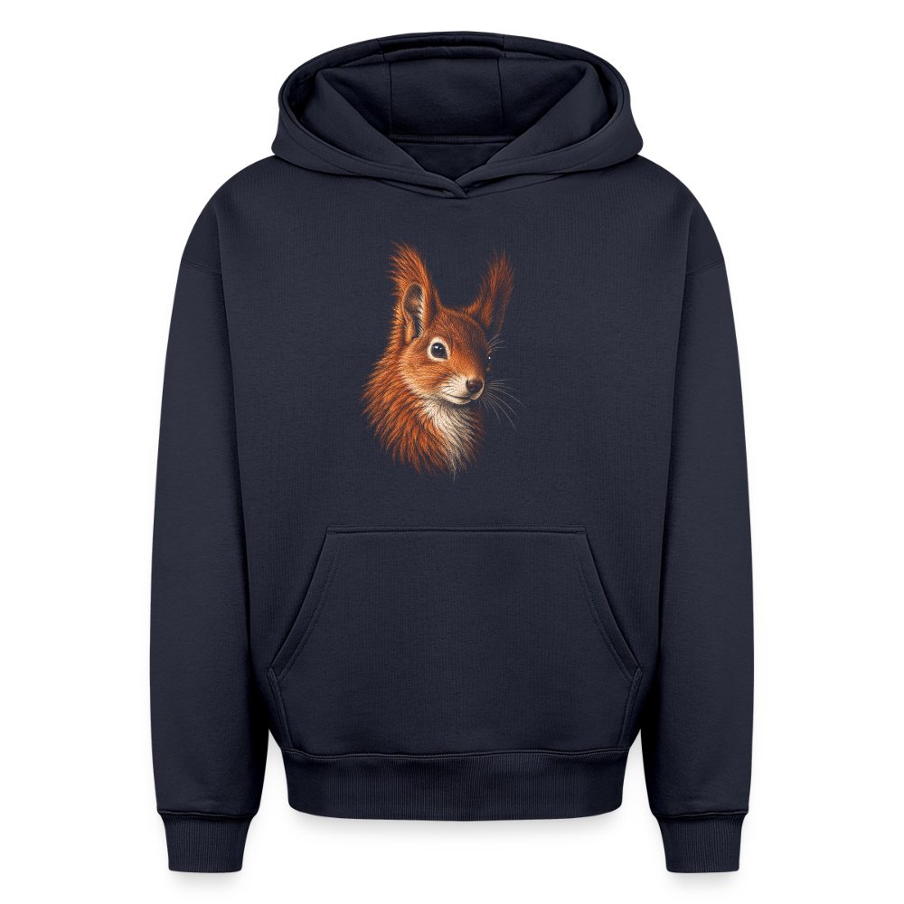 Eichhörnchen Oversized Heavyweight Hoodie - Navy