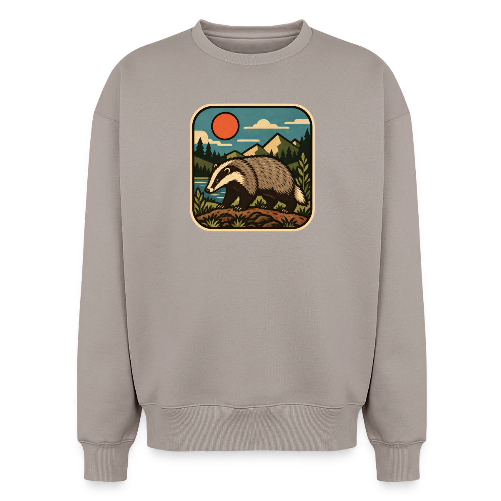 Dachs Oversized Heavyweight Sweater - Taupe