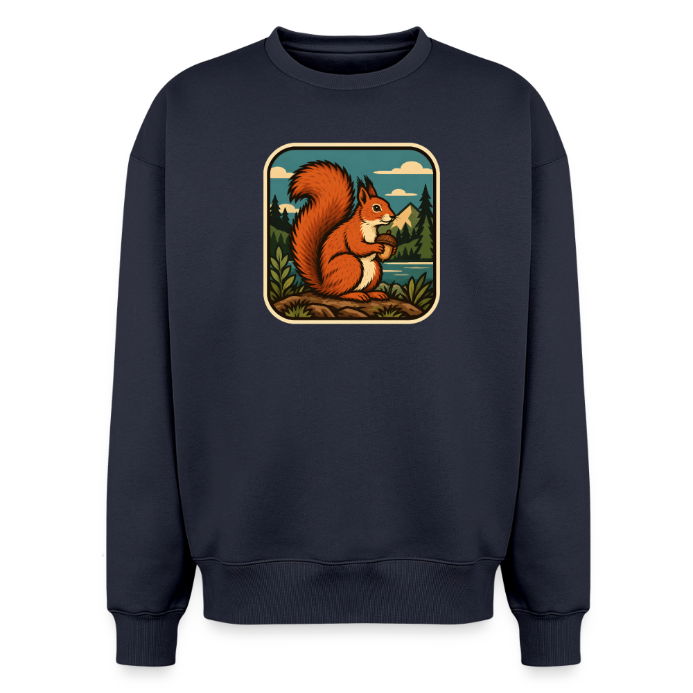 EIchhörnchen Oversized Heavyweight Sweater - Navy