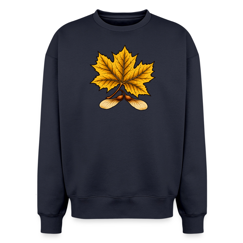 Ahornblatt Oversized Heavyweight Sweater - Navy