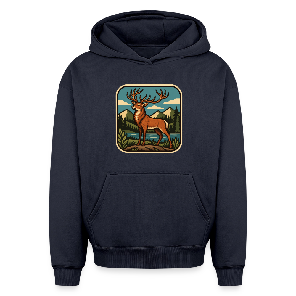 Walddhirsch Oversized Heavyweight Hoodie - Navy