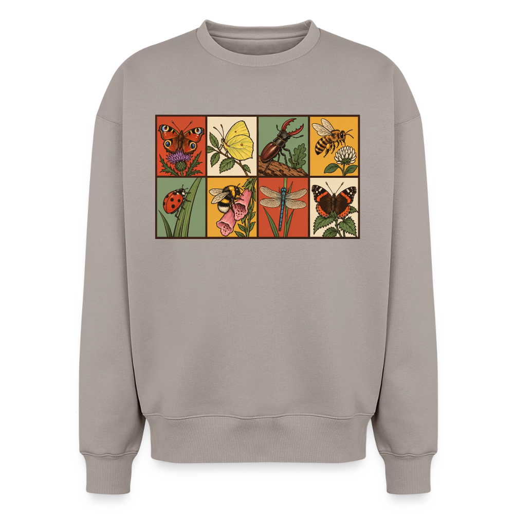 Insekten der Natur Oversized Heavyweight Sweater - Taupe