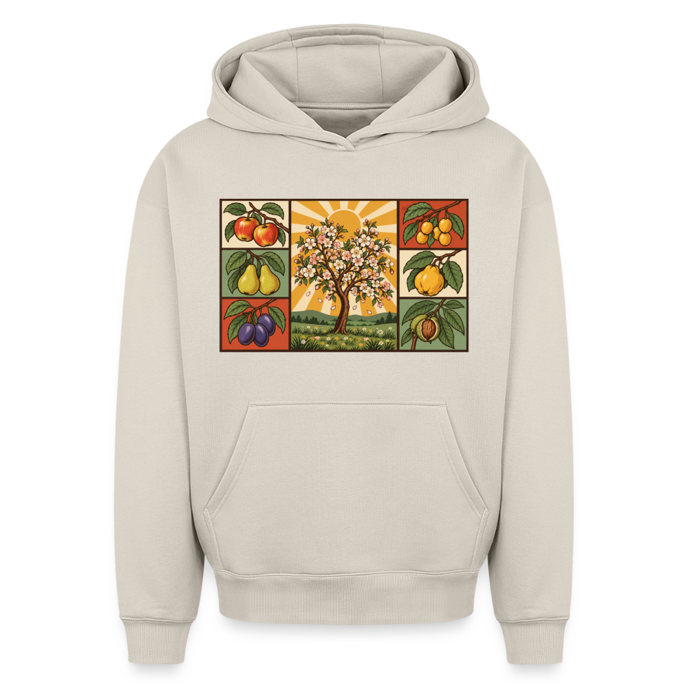 STreuobswiese Oversized Heavyweight Hoodie - Beige