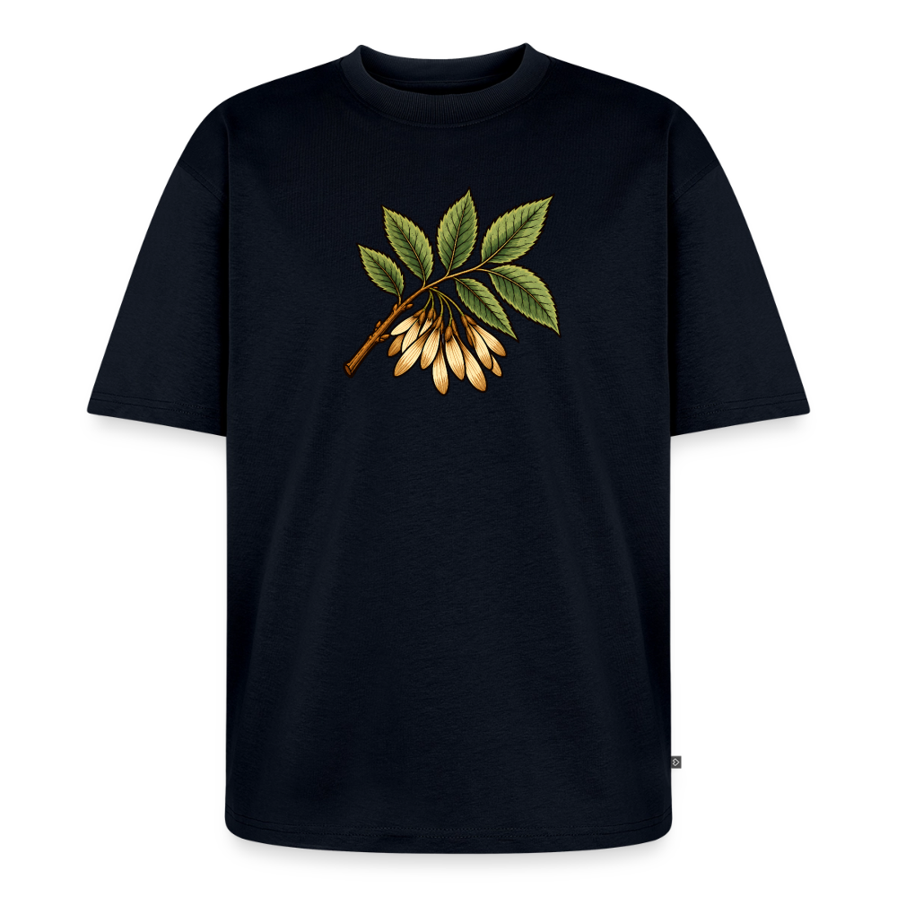 Echenblatt Premium Oversized Bio T-Shirt - Navy