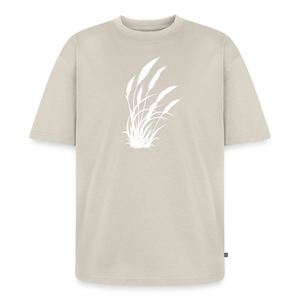 Wild Schilf Premium Oversized Bio T-Shirt - Beige