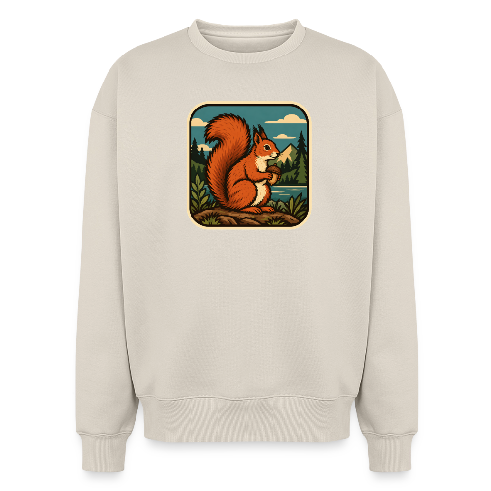 EIchhörnchen Oversized Heavyweight Sweater - Beige