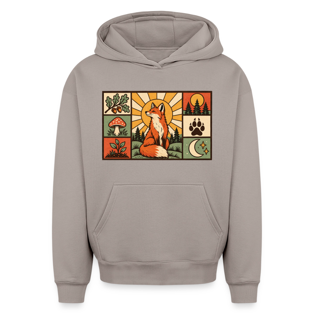 Rotfuchs Oversized Heavyweight Hoodie - Taupe