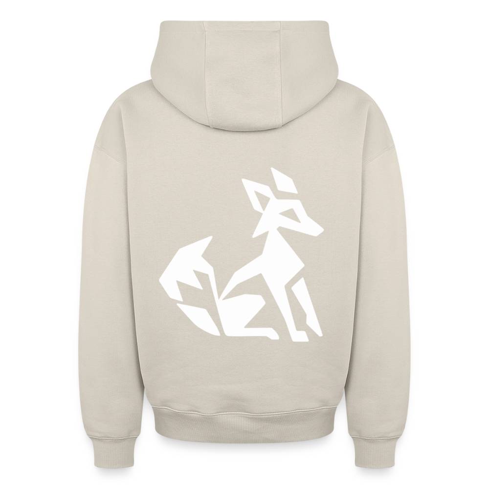 Fuchs Oversized Heavyweight Hoodie - Beige
