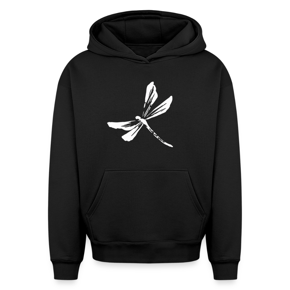 Libelle Oversized Heavyweight Hoodie - Schwarz