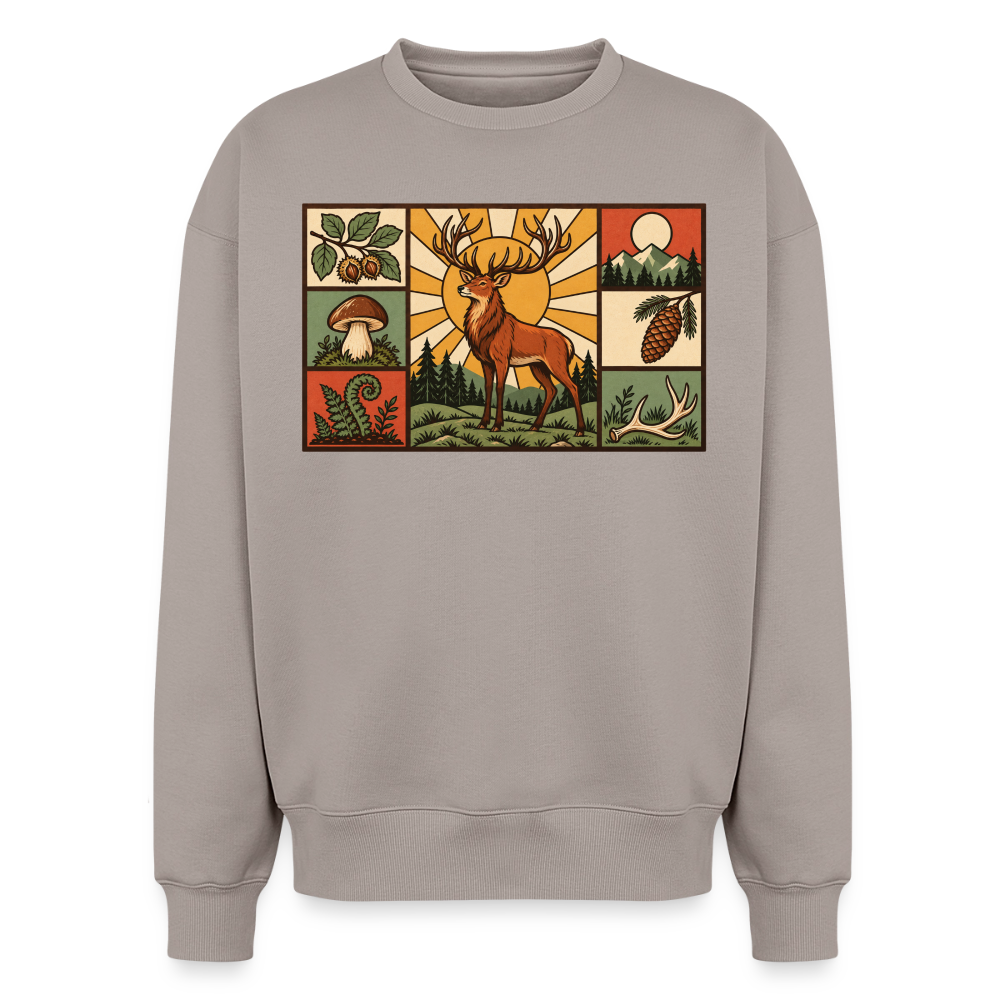 Wald Hirsch Oversized Heavyweight Sweater - Taupe