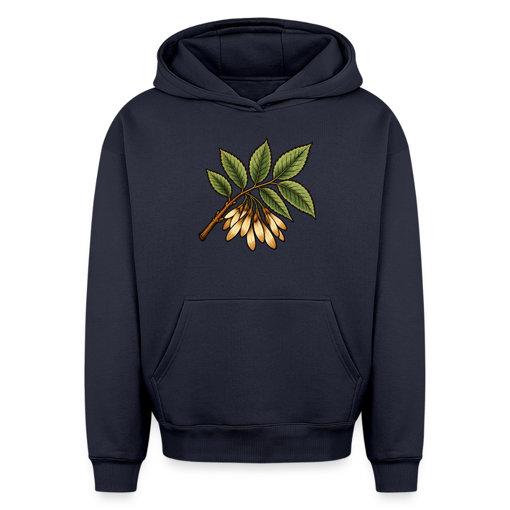 Eschezweig Oversized Heavyweight Hoodie - Navy