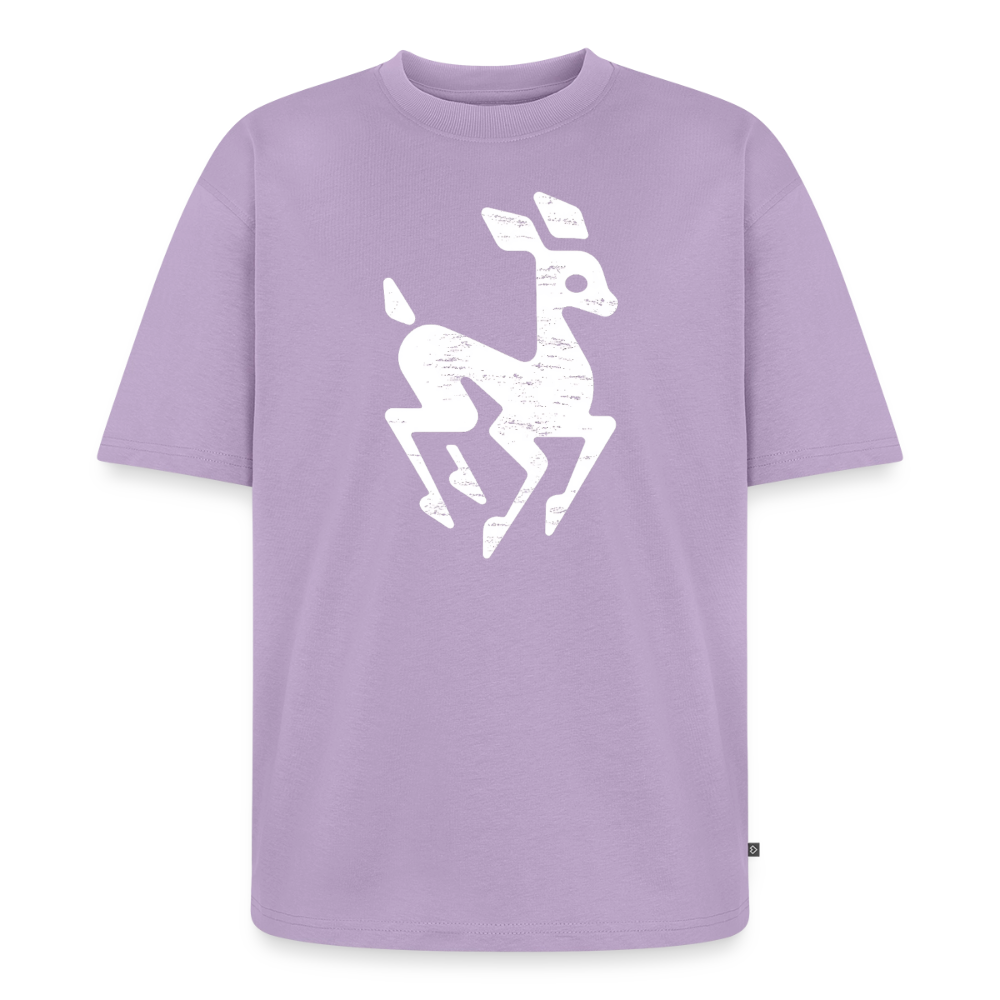 Reh Premium Oversized Bio T-Shirt - Lavendel