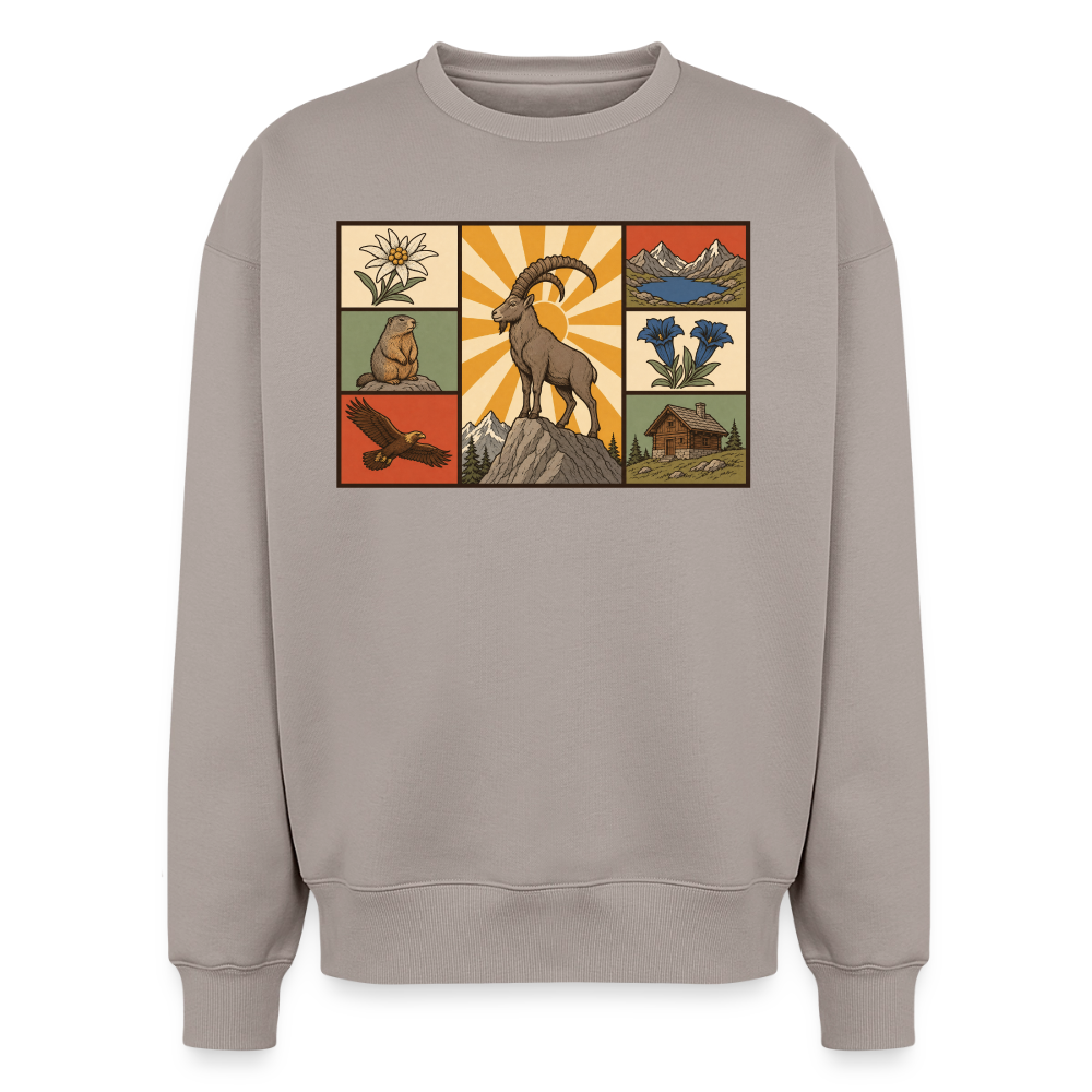 Steinbock Oversized Heavyweight Sweater - Taupe